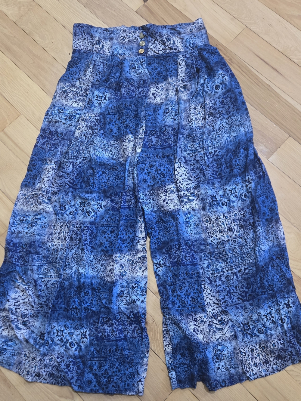 Vintage 90s Boho Palazzo Pants by Maggie Lawrence